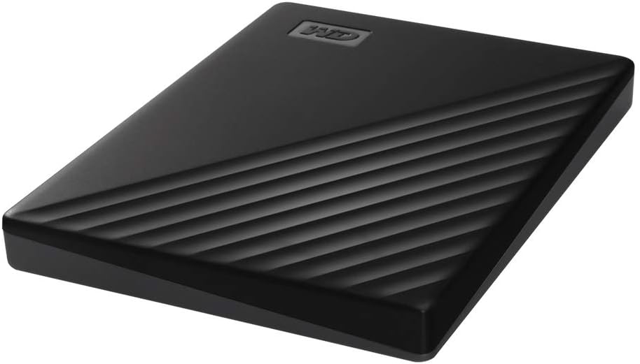 WD 2TB My Passport, Portable External Hard Drive, Black, backup software with defense against ransomware, and password protection, USB 3.1/USB 3.0 compatible - WDBYVG0020BBK-WESN
