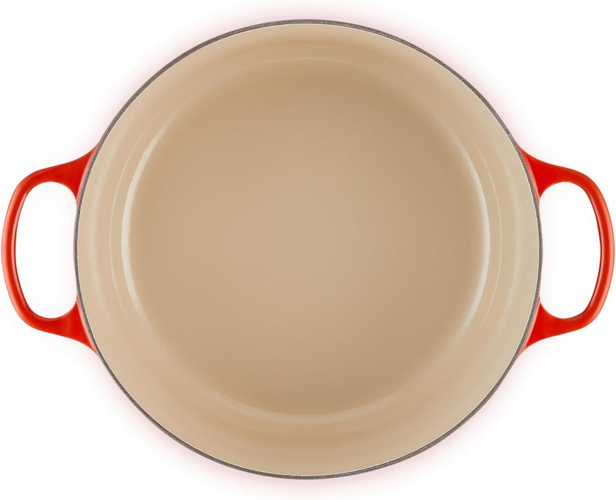 Le Creuset Enameled Cast Iron Signature Round Dutch Oven, 9 qt., Cerise