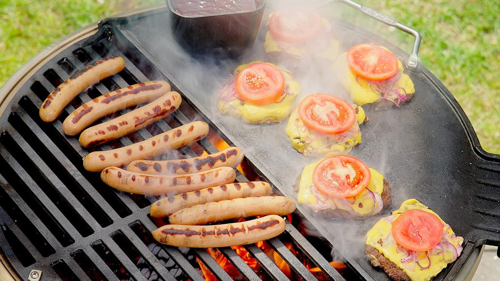 Cuisinart CHA-830 Cleanburn Fire Pit Griddle & Grill Top, Pre-Seasoned Cast Iron