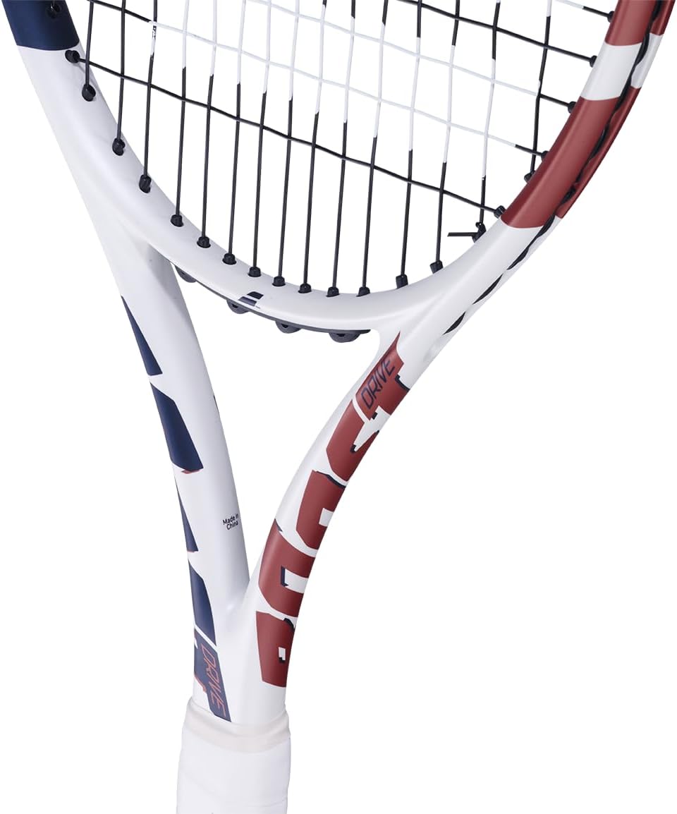 Babolat Boost Drive Strung Tennis Racquet (White)