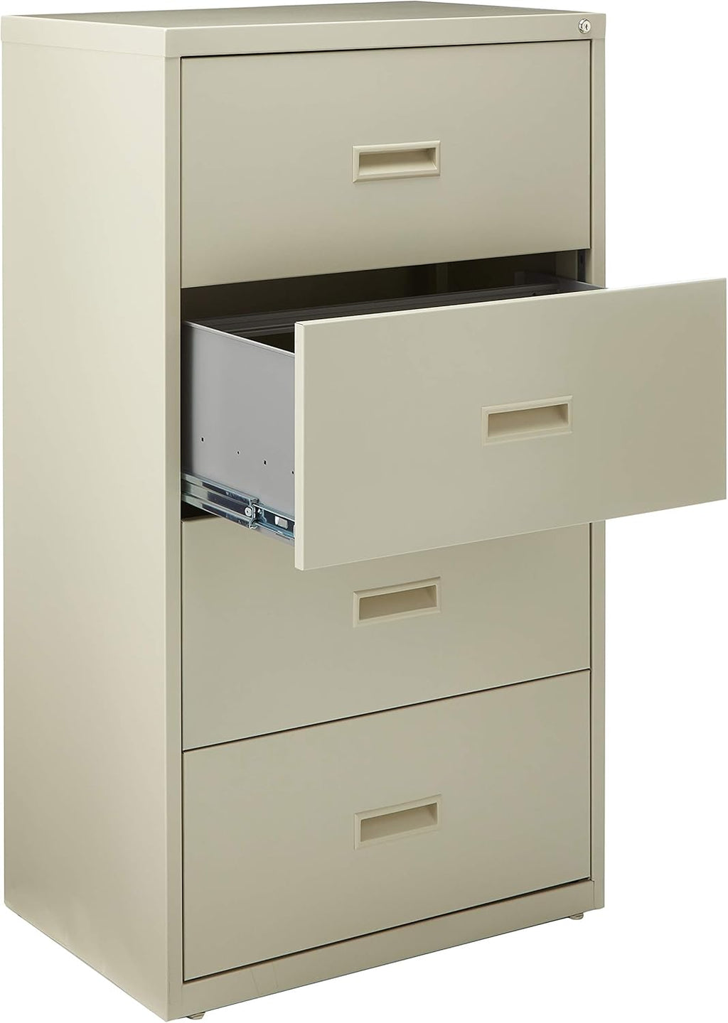 Lorell, LLR60559, Lateral File - 4-Drawer, 1 / Each, Putty