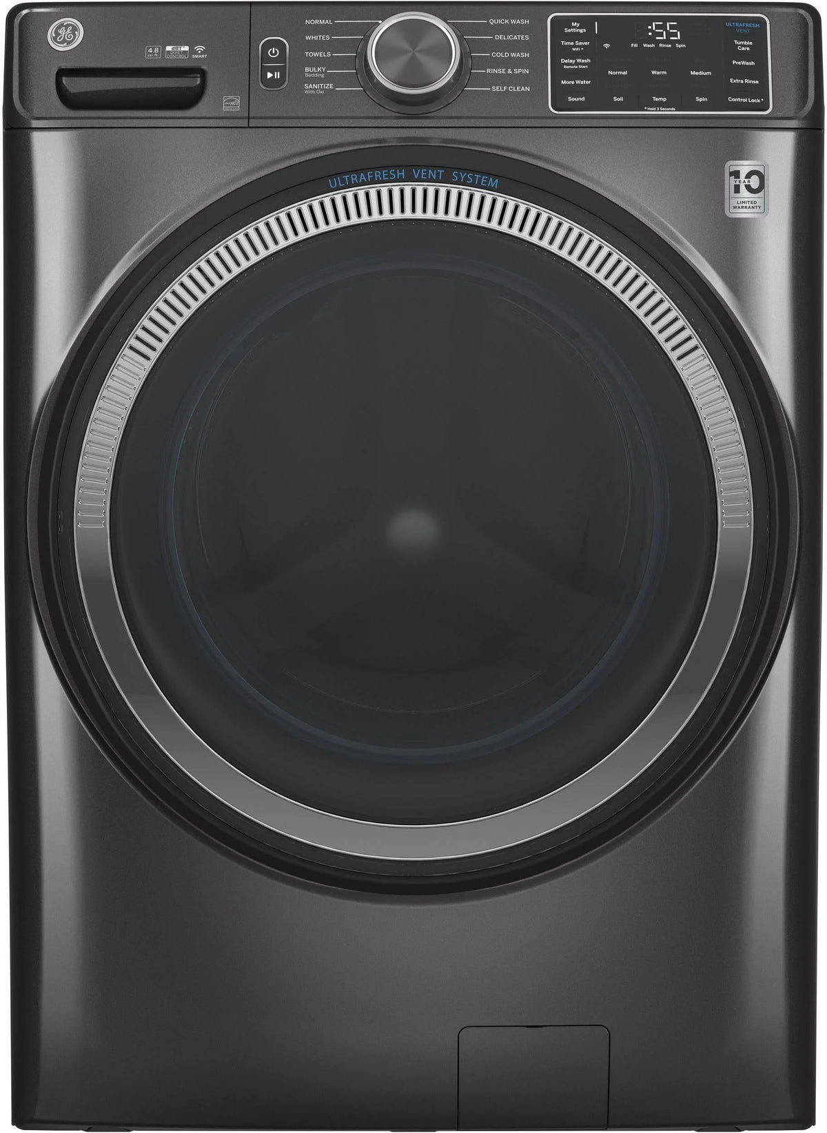4.8 Cu. ft. Front Load Washer GFW550SPNDG