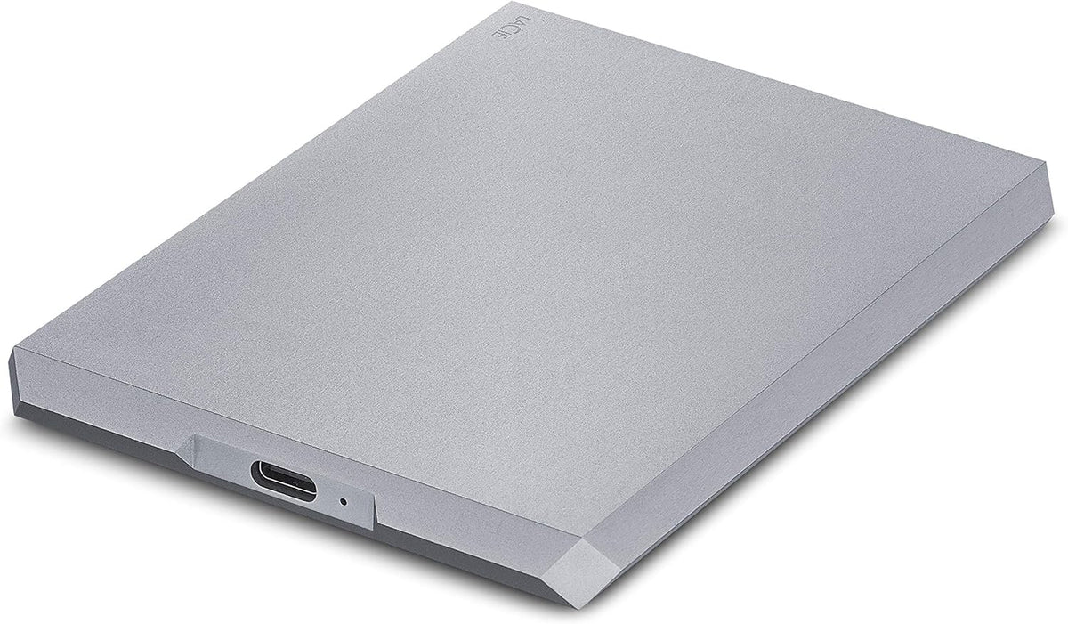 LaCie Mobile Drive 1TB External Hard Drive HDD – Space Gray USB-C USB 3.0, for Mac and PC Computer Desktop Workstation Laptop (STHG1000402)