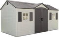 Lifetime 6446 Outdoor Storage Shed, 8 x 15 Foot, Desert Sand