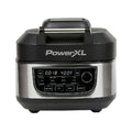 PowerXL Grill Air Fryer Combo Plus 6 QT 12 in 1 Indoor Slow Cooker, Roast, Bake, 1550 Watts, Stainless Steel Finish : Home & Kitchen