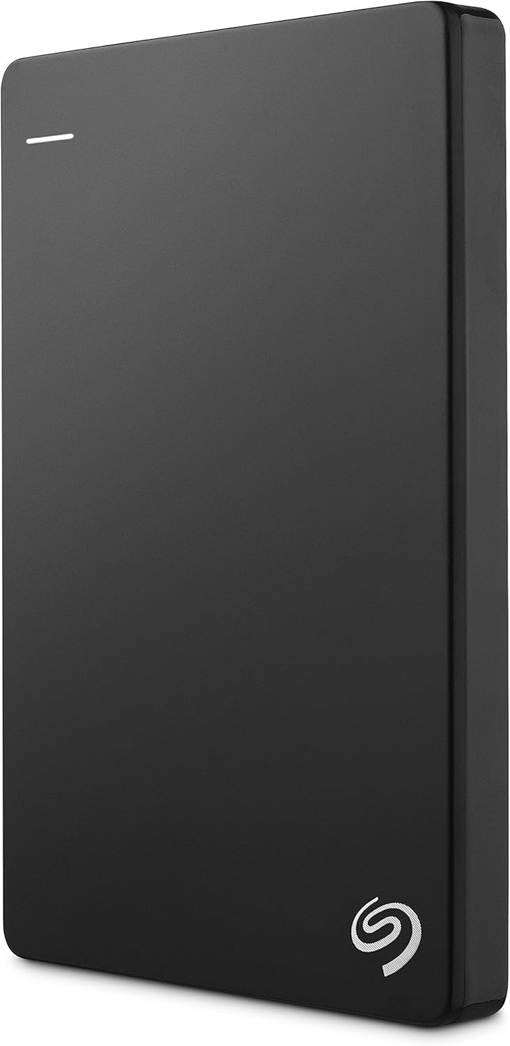Seagate Backup Plus Slim 1TB External Hard Drive Portable HDD – Black USB 3.0 for PC Laptop and Mac, 2 Months Adobe CC Photography (STDR1000100)