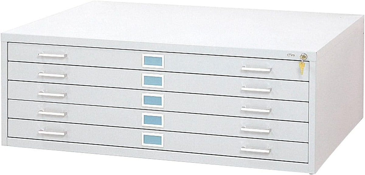 Safco Products 4997WHR Flat File Closed Base for 5-Drawer 4996WHR Flat File, Sold Separately, White