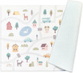 Reversible Play Mat 82” x 55” - for Infants, Babies, Toddlers, Kids | Waterproof, Durable, Non-Toxic, Easy-to-Clean | Thick & Large Soft Foam Floor Mat for Gym, Nursery, Playroom