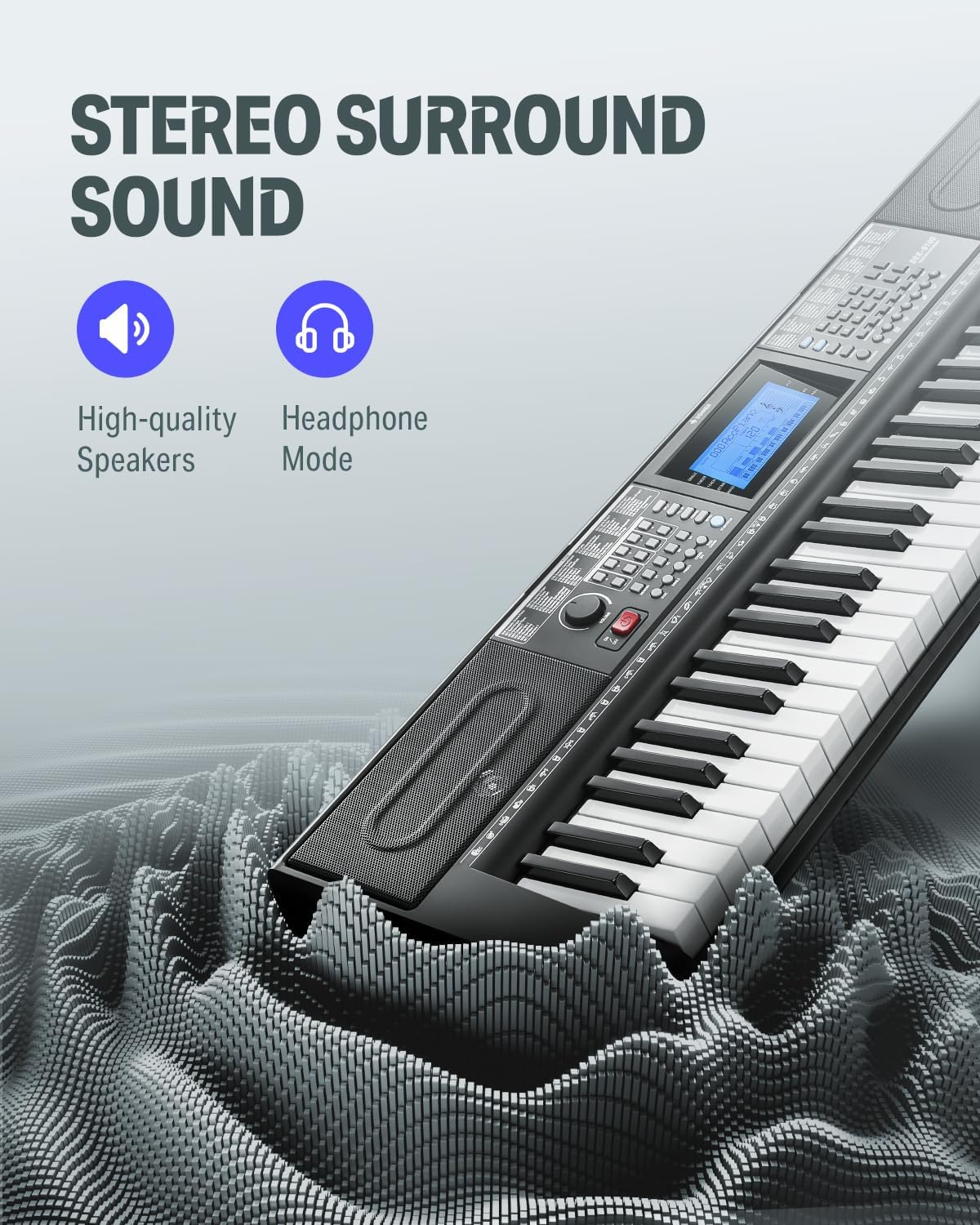 Donner 61 Key Keyboard Piano, Electric Piano Keyboard Kit with 249 Voices, 249 Rhythms - Includes Piano Stand, Stool, Microphone, Gift for Beginners, Black (DEK-610S)