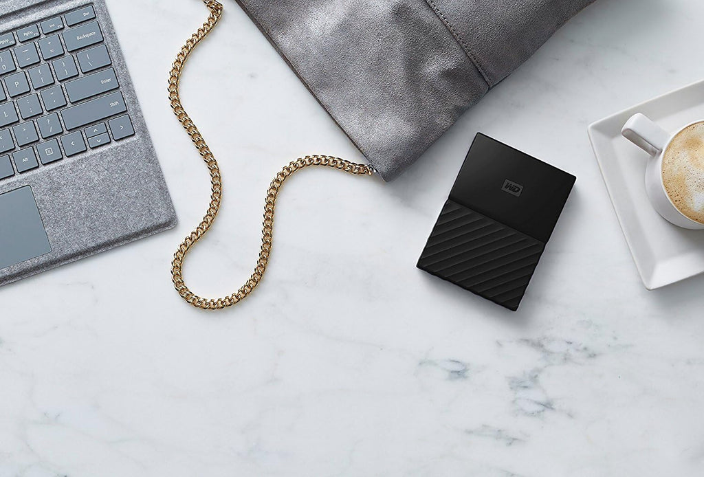 WD 1TB Black My Passport Portable External Hard Drive - USB 3.0 - WDBYNN0010BBK-WESN