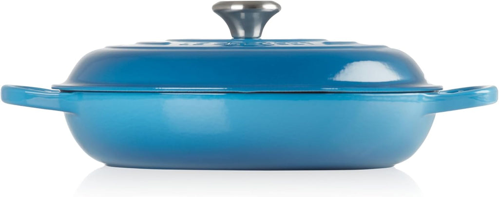 Le Creuset Enameled Cast Iron Signature Braiser, 3.5 qt., Marseille