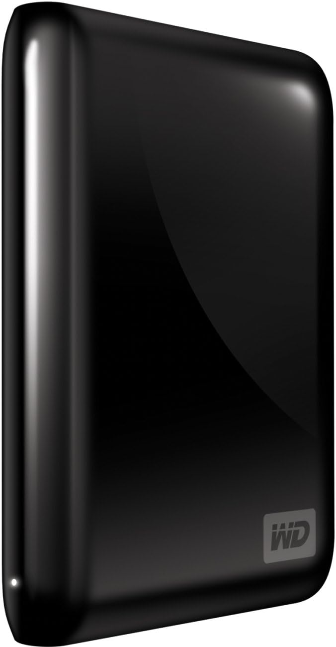 WD My Passport Essential 500 GB USB 3.0/2.0 Portable External Hard Drive (Midnight Black)