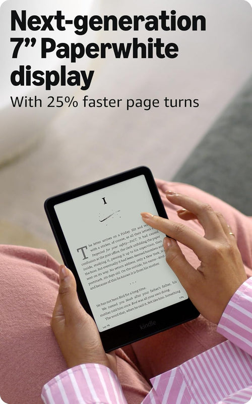 Amazon Kindle Paperwhite 16GB (newest model) – 20% faster, with new 7" glare-free display and weeks of battery life – Black