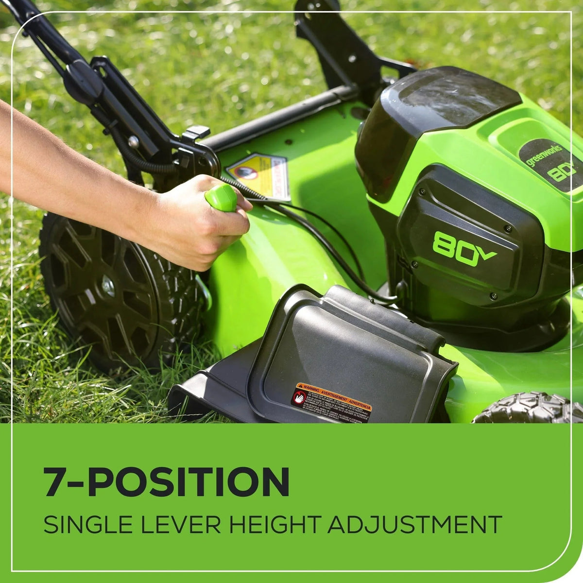 Greenworks 80V 21" Brushless Cordless Lawn Mower
