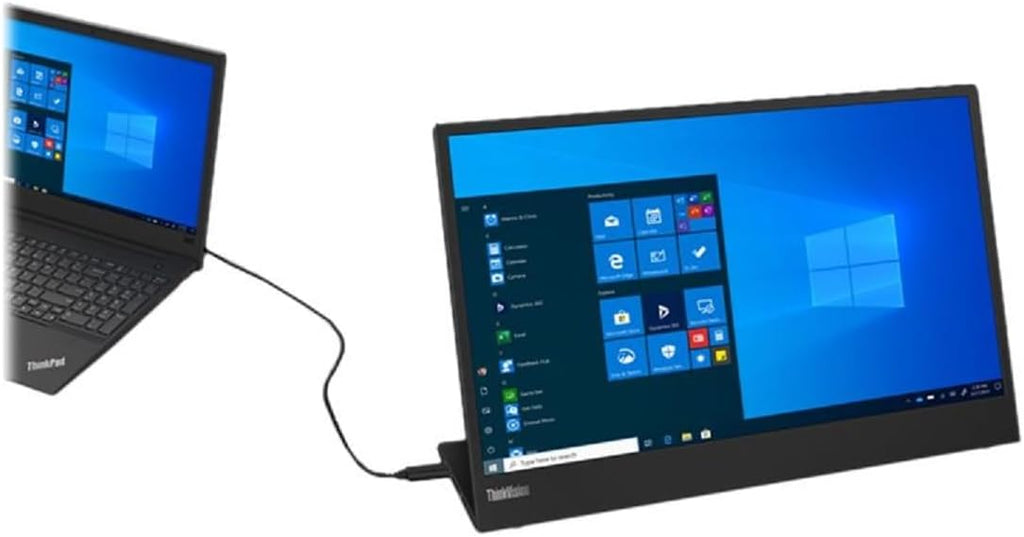 Lenovo ThinkVision M15 15" FHD Mobile Monitor, Black