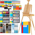 MEEDEN 141PCS Art Supplies with French Easel, All-in-one Painting Set for Artists Beginners