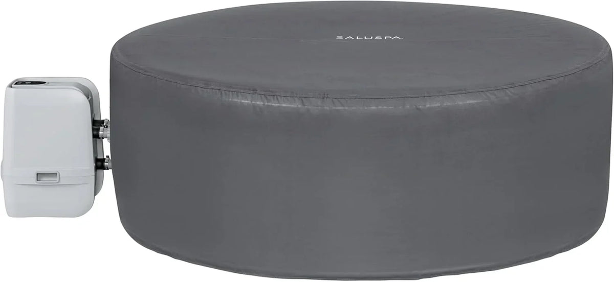 Inflatable Hot Tub Spa (71" x 26") | Portable Hot Tub with 2 Covers (1 Energy-Efficient Thermal Cover and 1 Standard Cover) | Fits Up to 2-4 Persons | Black
