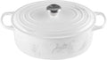 Le Creuset Enameled Cast Iron Signature Oval Dutch Oven, 6.75 qt., Marble