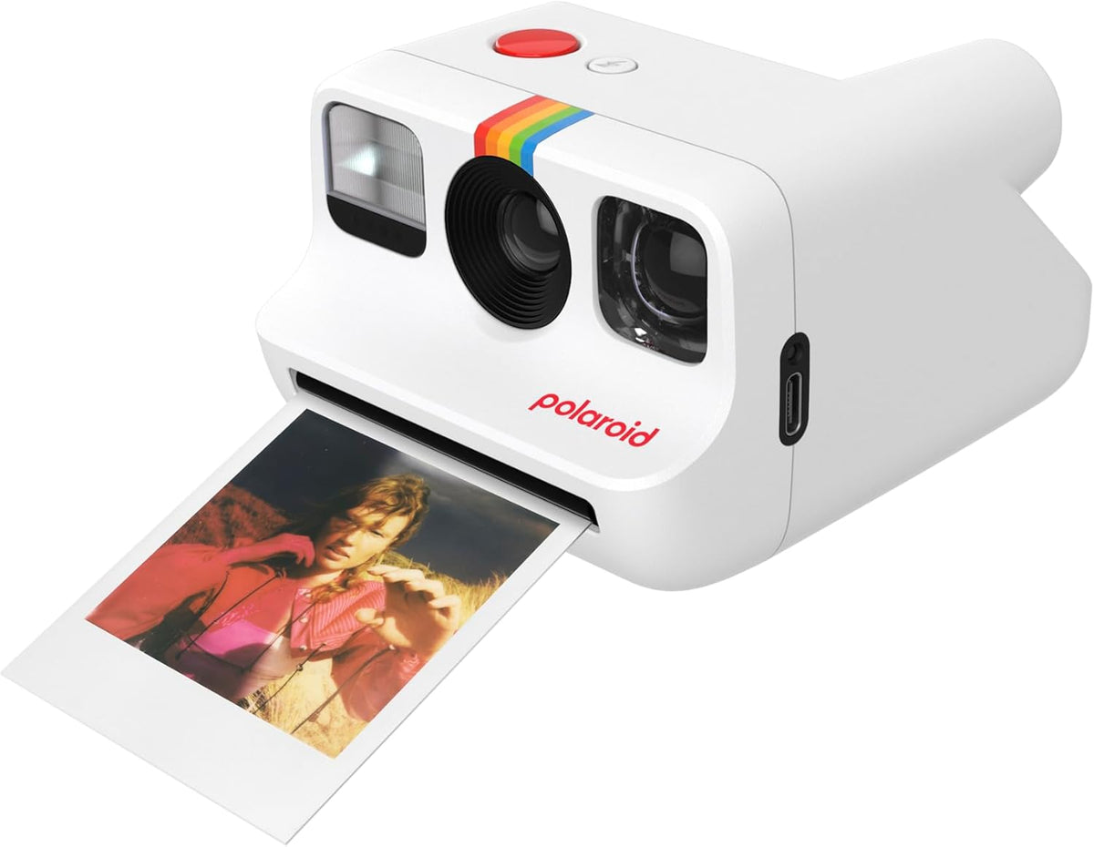 Polaroid Go Generation 2 - Mini Instant Camera + Film Bundle (16 Photos Included) - White (6282)