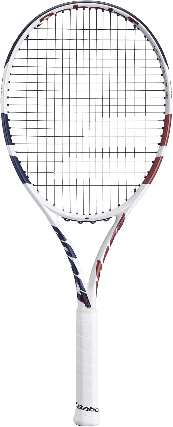 Babolat Boost Drive Strung Tennis Racquet (White)
