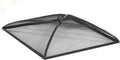 Sunnydaze Heavy-Duty Steel Mesh Fire Pit Spark Screen Cover - Outdoor Fire Pit Screen Cover - Square - Black - 36-Inch
